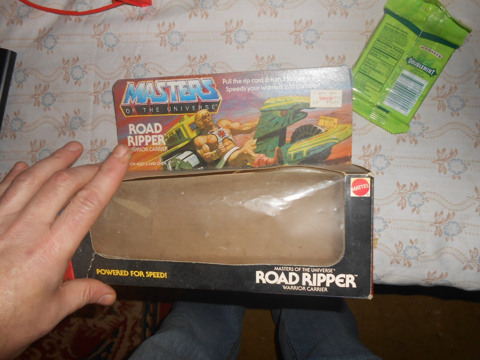 MOTU ROAD RIPPER VINTAGE COMPLETE WITH DAMAGED BOX NEVER PLAYED WITH