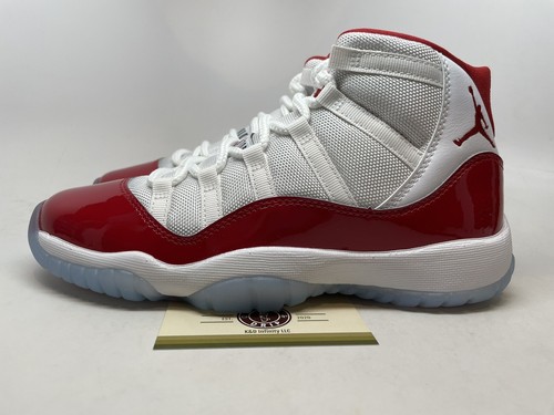 Air Jordan 11 Xl Retro GS 'Cherry' Red/White Youth sz 5Y
