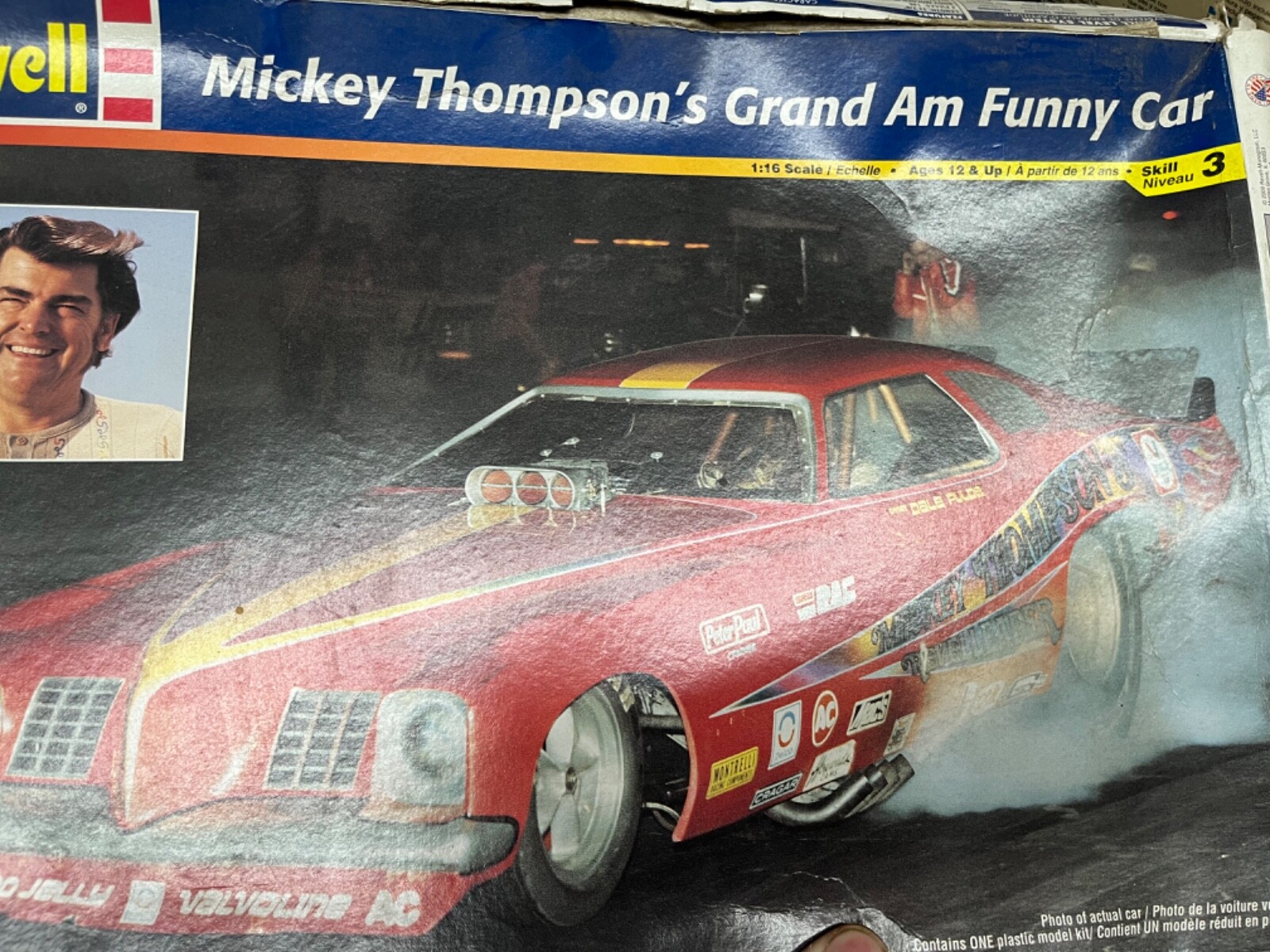 Revell 7684 Mickey Thompson Grand Am Funny Car 1/16 McM niob