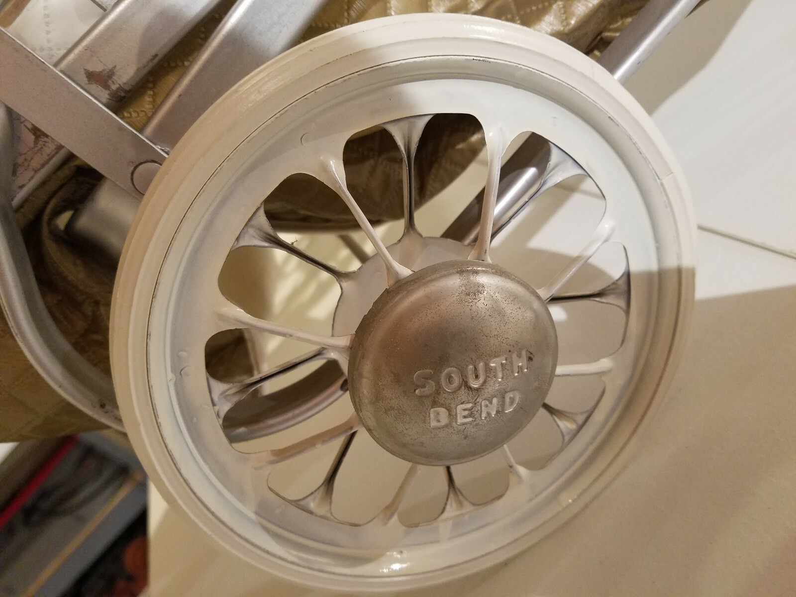 Vintage South Bend Doll Buggy Foldable 26 x 18