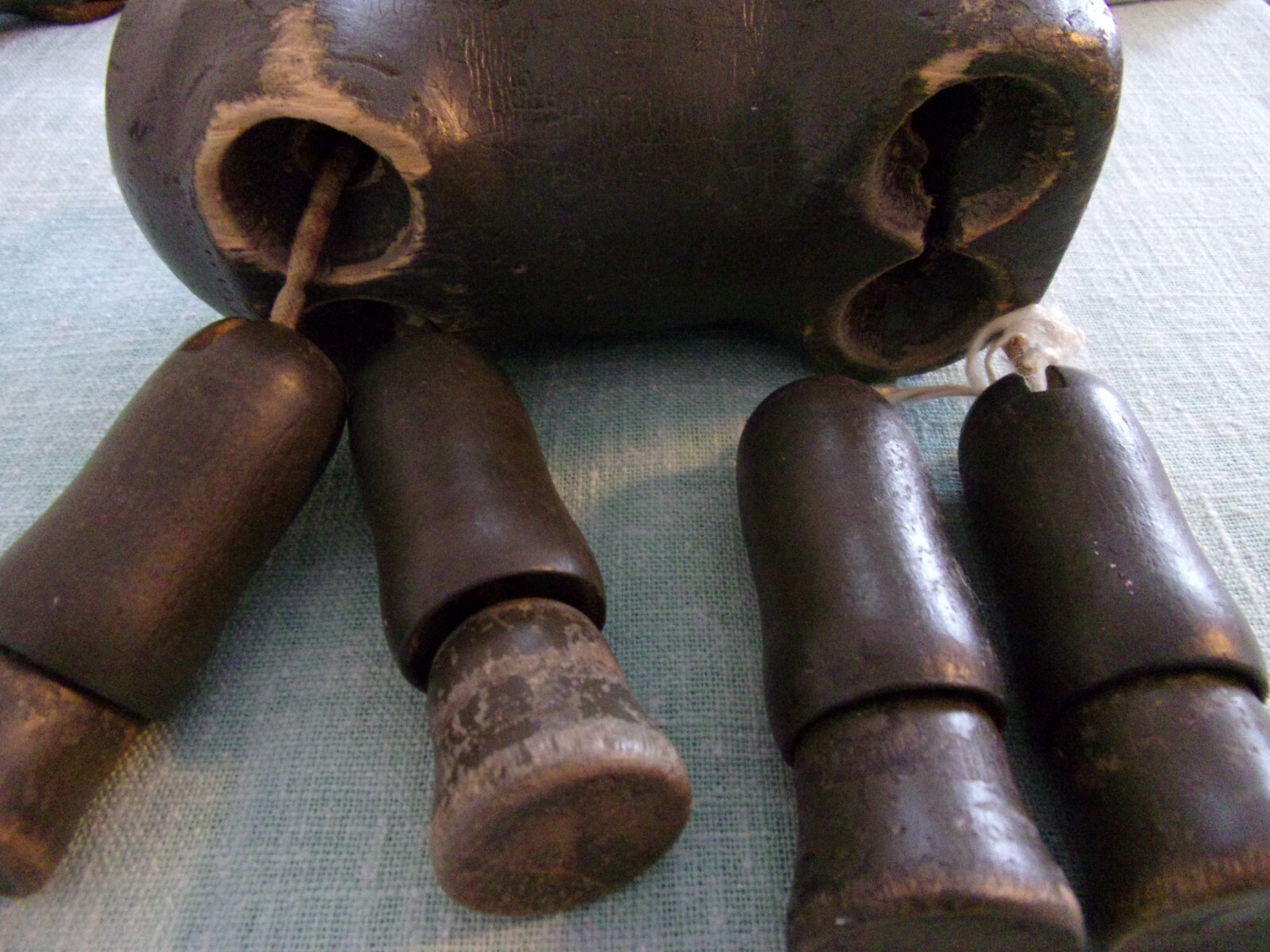 Schoenhut Antique Large Jointed Wooden Circus Elephant Painted Eye REPAIR PARTS