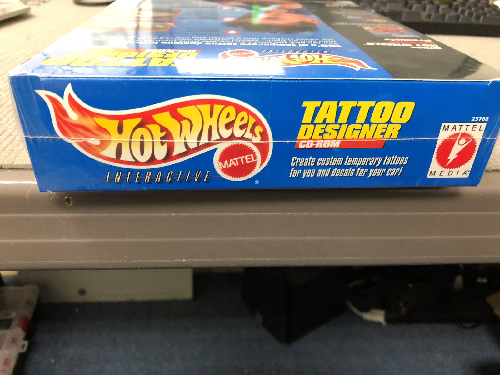 HOTWHEELS TATTOO DESIGNER BY MATTEL CD-ROM WINDOWS