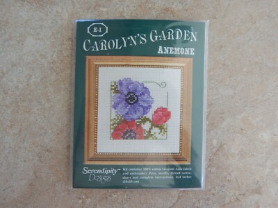 Serendipity Designs Carolyn's Garden Sm. Cross Stitch Kits-You Choose/Multi Disc