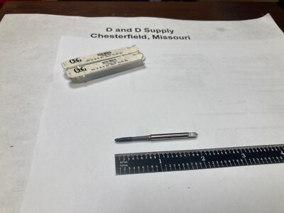 OSG 1980102, Spiral Point Hand Tap, Plug, M3x0.5mm, HSS, elektraLUBE, 2-Flute