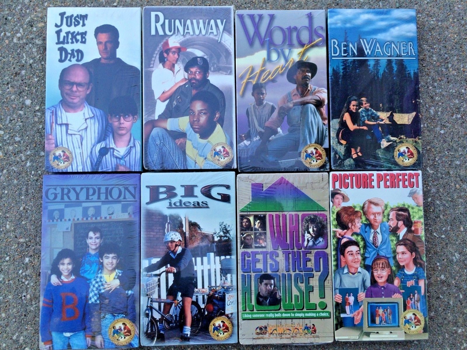 VHS Movie Lot Feature Films For Family New Sealed 20 Lot Video Cassette Tapes