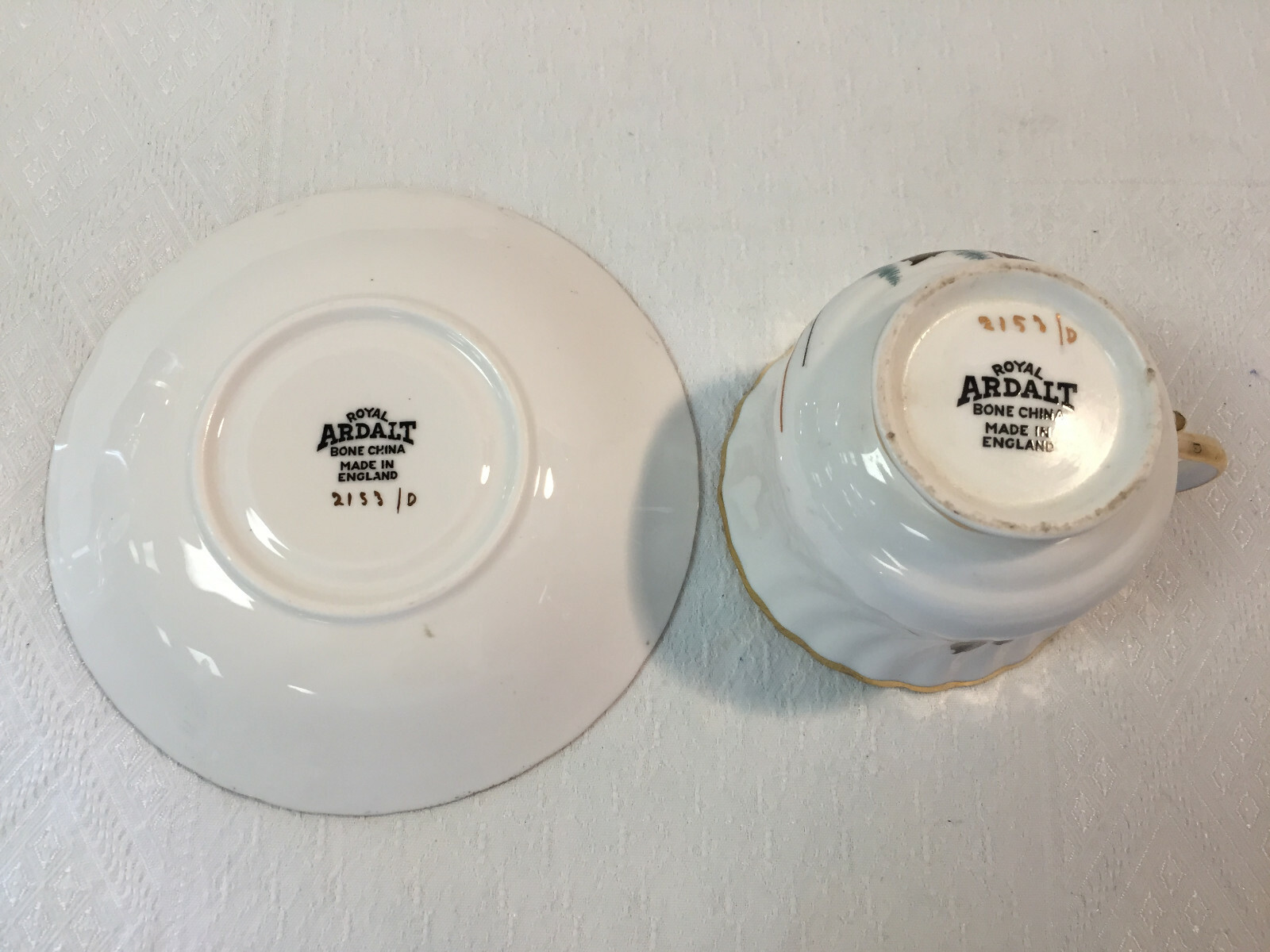 Vintage Cup and Saucer , Royal Ardalt , Bone China , England.