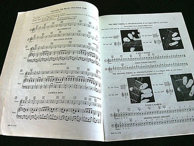 A Tune A Day Guitar Book Music First Instruction Learning Students Course Play