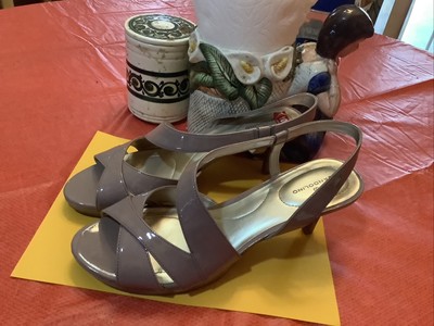 Sandalias De Mujer De Tacón Bajo Para Fiesta/Trabajo Talla 10