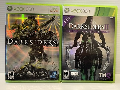Darksiders 1 and 2 Bundle - Microsoft Xbox 360 - BOTH COMPLETE - WORKING