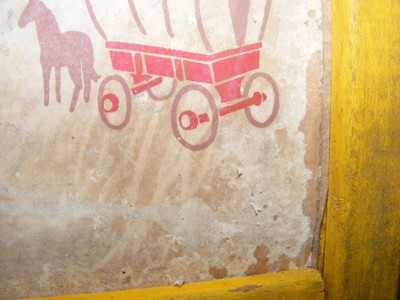 Vintage Western Round-Up Blackboard/Chalkboard Easel