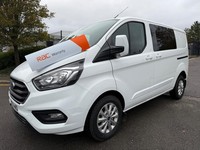 2022 Ford Transit Custom CREW CAB 6 SEATER LIMITED LOW MILEAGE ULEZ COMPLIANT  V