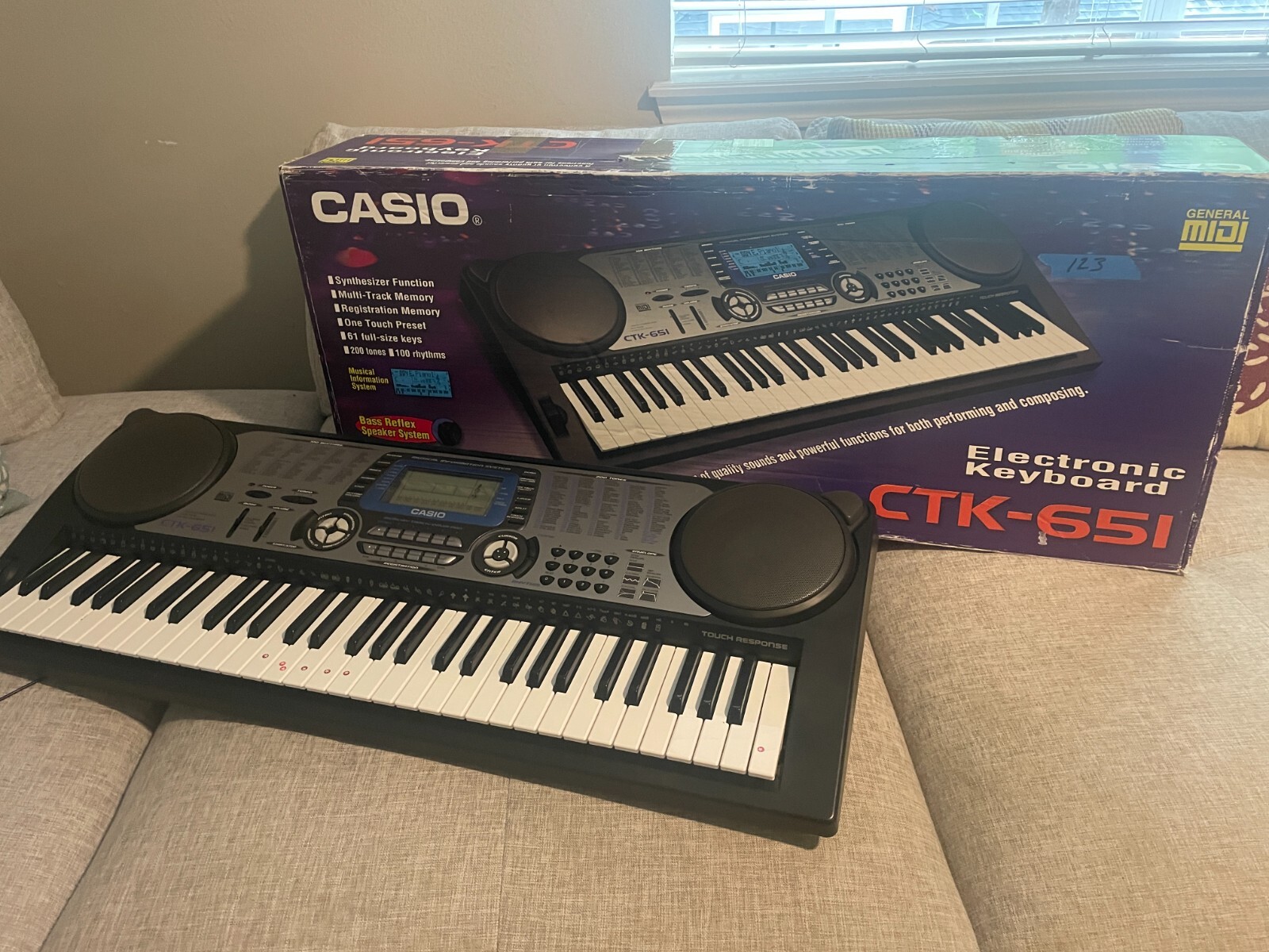 CASIO カシオ　電子ピアノ　電子キーボード　CTK-651 CASIO カシオ 電子ピアノ 電子キーボード CTK-651⭐️美品♪大