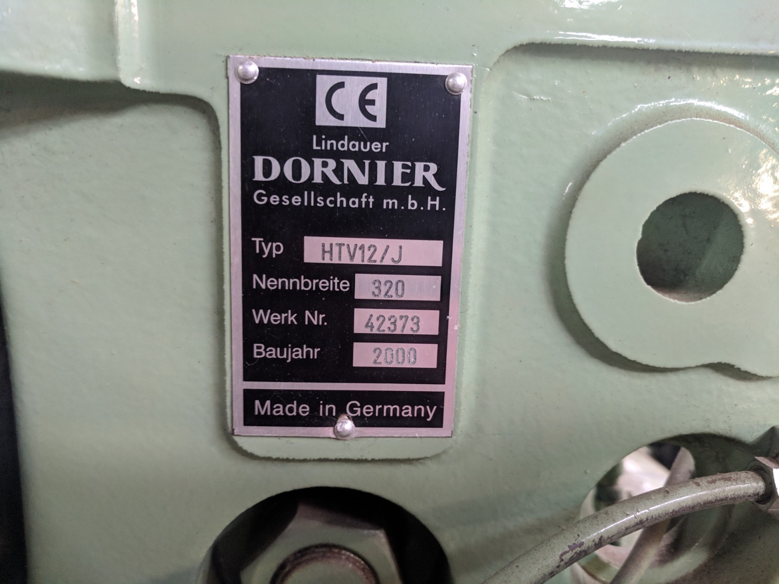 Dornier HTV12/J Mechanical Weaving Machine industrial loom, textile loom, sulzer