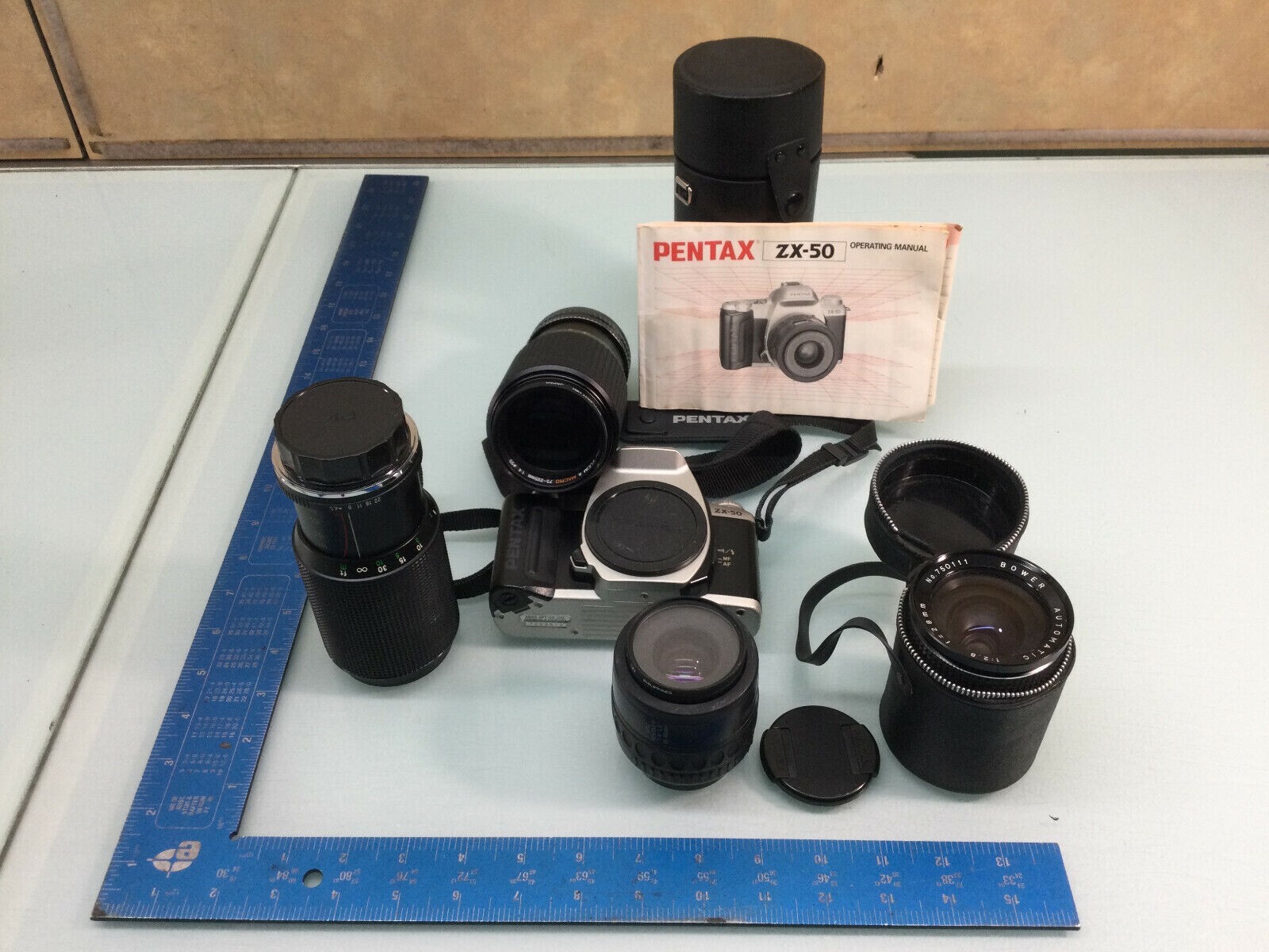 アサヒ - セット Pentax ZX-50 Film Camera & Lenses Set w/ Case E | eBay