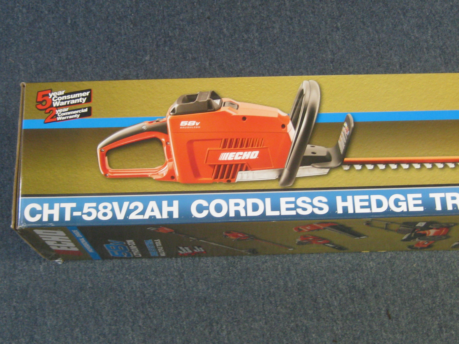 ECHO 24 in. 58-Volt Lithium-Ion Brushless Cordless Hedge Trimmer - Battery and