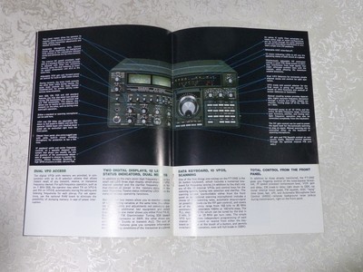 YAESU FT-ONE FT-1 TRANSCEIVER ADVERTISING FLYER 1982 ORIGINAL