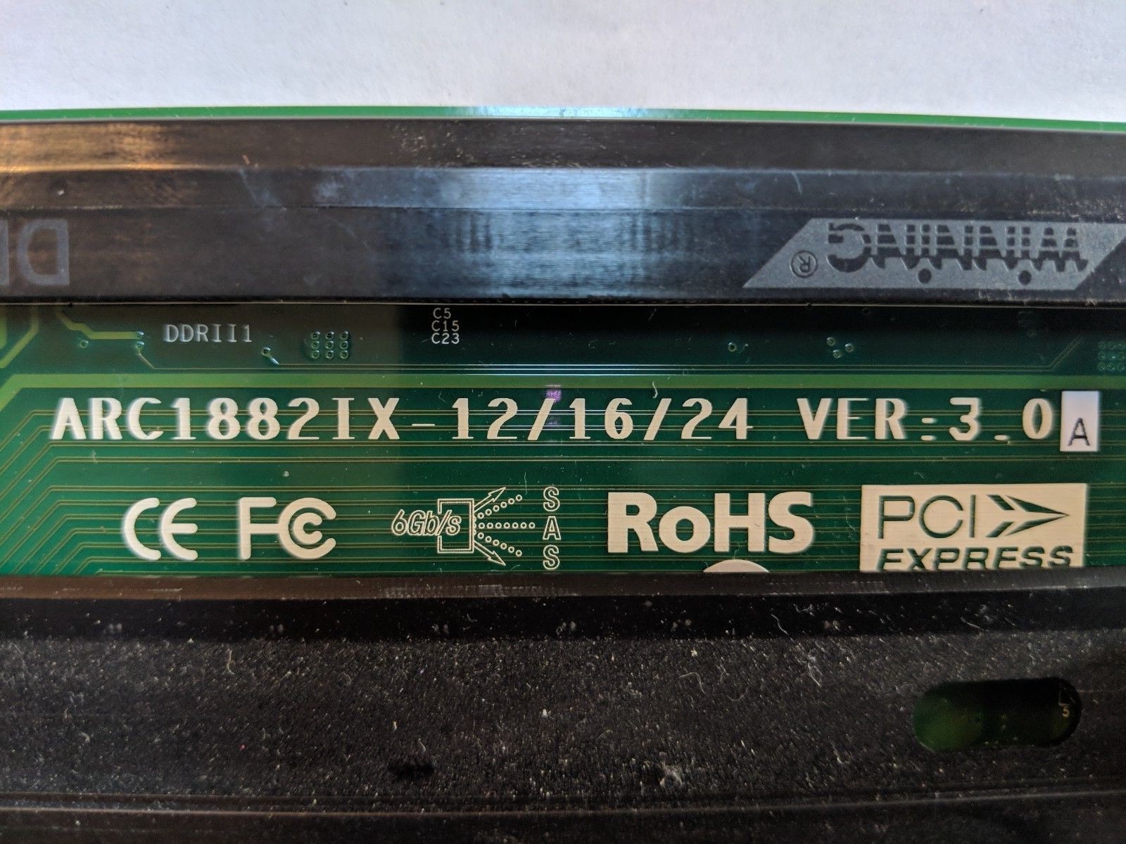 Areca ARC-1882IX-12 4GB Cache PCIe 3.0 x8  4 + 12 Ports 6Gb/s SAS/SATA RAID Card