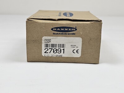 Banner OSBR 27091 D.A.T.A. Beam Sensor Self Diagnostic NOS Omni Beam