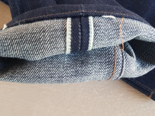 Vintage Men's UB221 Tapered 21 oz Selvedge ROW Denim Jeans size 32 x 29