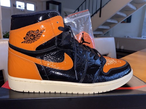 💎Nike AIR JORDAN 1 I Hi Shattered Backboard 3.0 Patent 💎Nike AIR JORDAN 1 I Hi Shattered Backboard 3.0 Patent