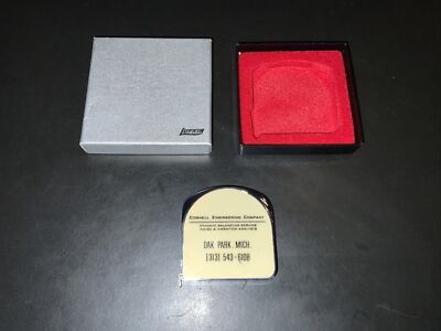 Vintage Lufkin Tape Measure Cornell Engineering Company New In Box