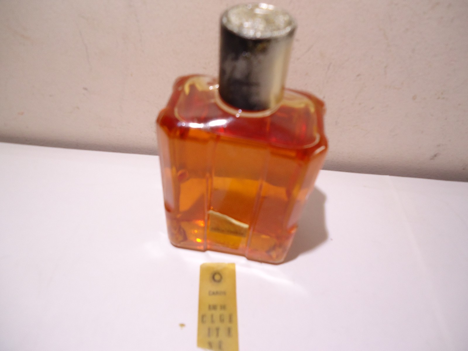 VINTAGE CARON EAU DE CLGE UT E NE PERFUME BOTTLE 95% FULL MADE IN FRANCE