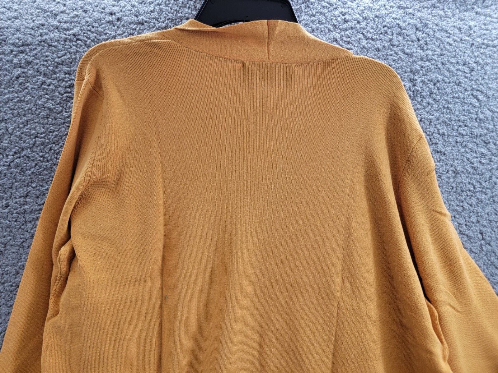 Kasper Open-Front Long-Sleeve Sweater Women's Large Gold Signature Solid - Picture 14 of 17