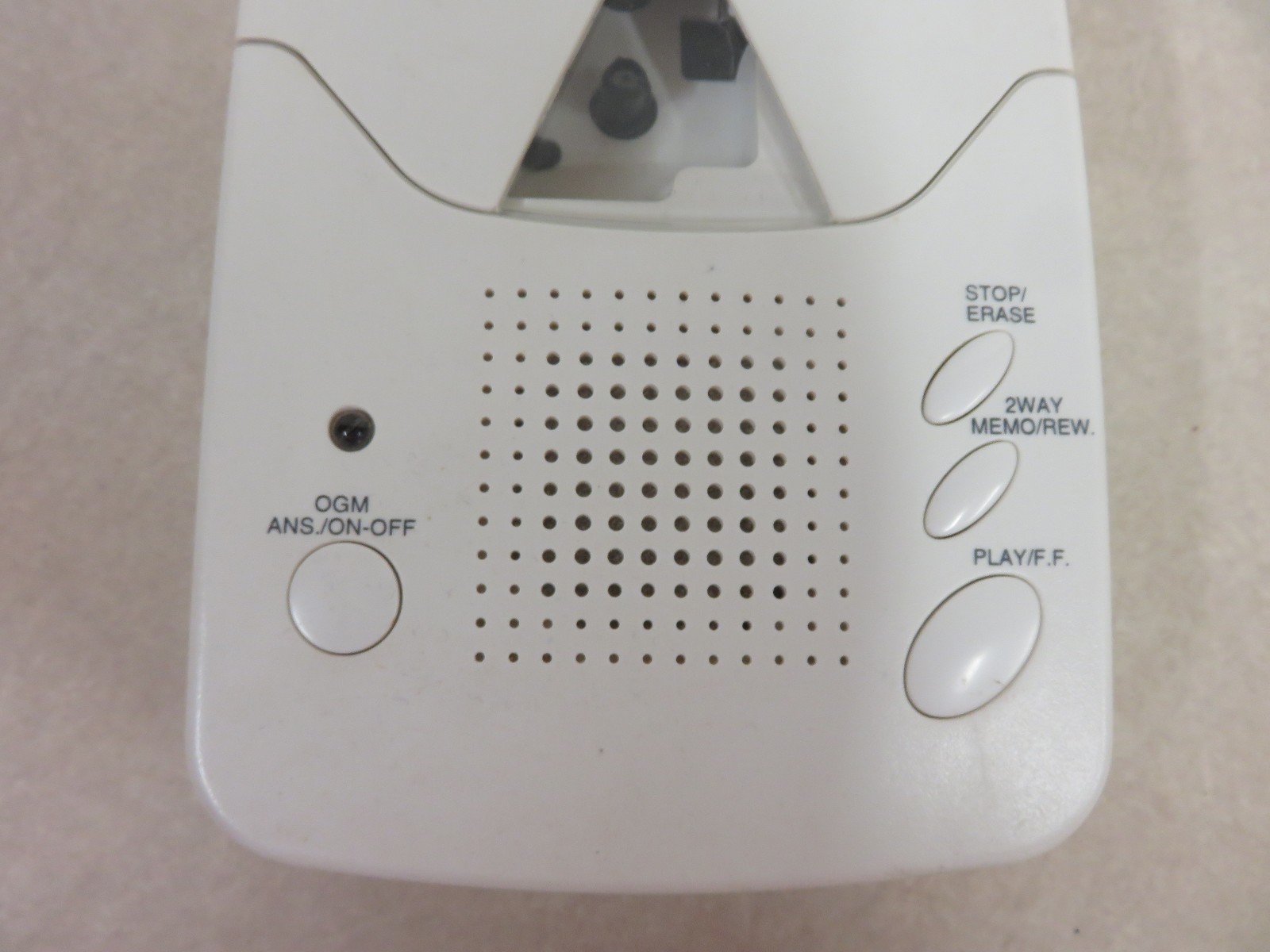 TELEPHONE ANSWERING MACHINE WHITE WESTINGHOUSE MODEL WNTAD-480
