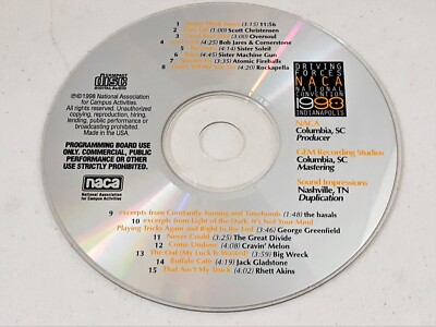 NACA 1998 National Convention Music Sampler CD  Driving Forces  LOOSE  623