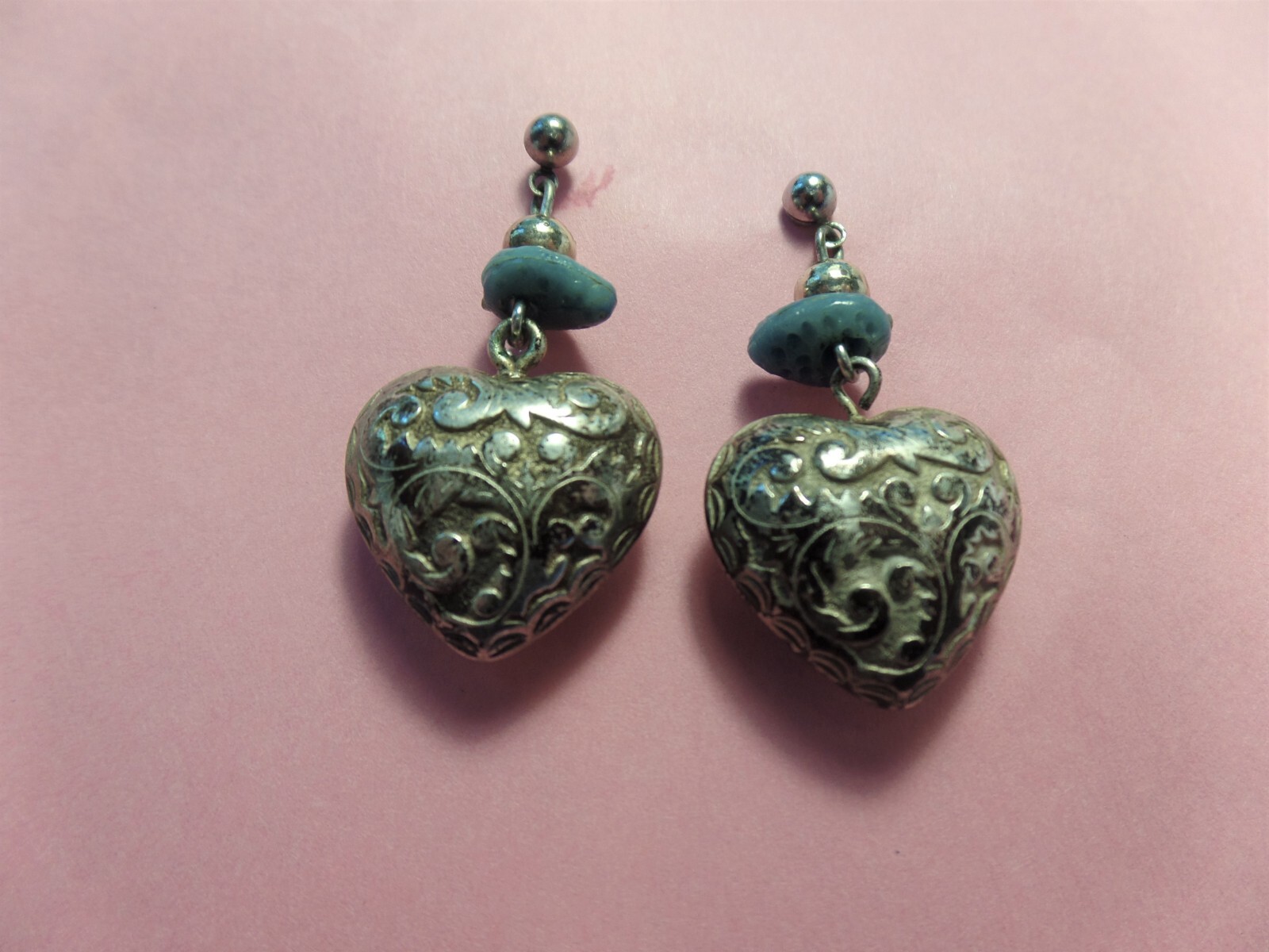 【HYERES LOR】23SS★ H Heart Silver Stone 2WAY Earring Diamond Solitaire Heart-Shaped Stud Earrings 1/8 ct tw