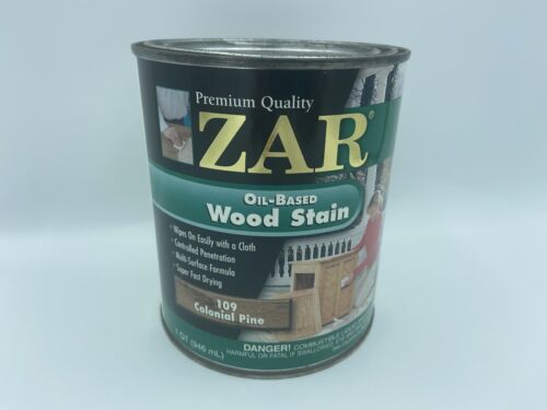 Quart Can ZAR 109 COLONIAL PINE Oil Based Interior Wood Stain ...