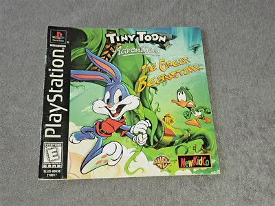 Tiny Toon Adventures: Great Beanstalk Playstation 1 PS1 Instruction Book Manual