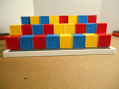 Tupperware Tupper Toy 25 Busy Blocks Interlocking Blocks NO Figures Y17