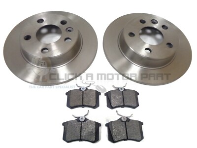 VOLKSWAGEN SHARAN MK1 1.8 TURBO 1.9 TDi 2.0 1995-2000 REAR BRAKE DISCS AND PADS
