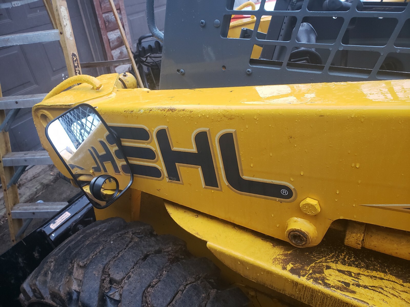 2 Back Up Mirrors Skid Steer Loader Bobcat John Deere Gehl New