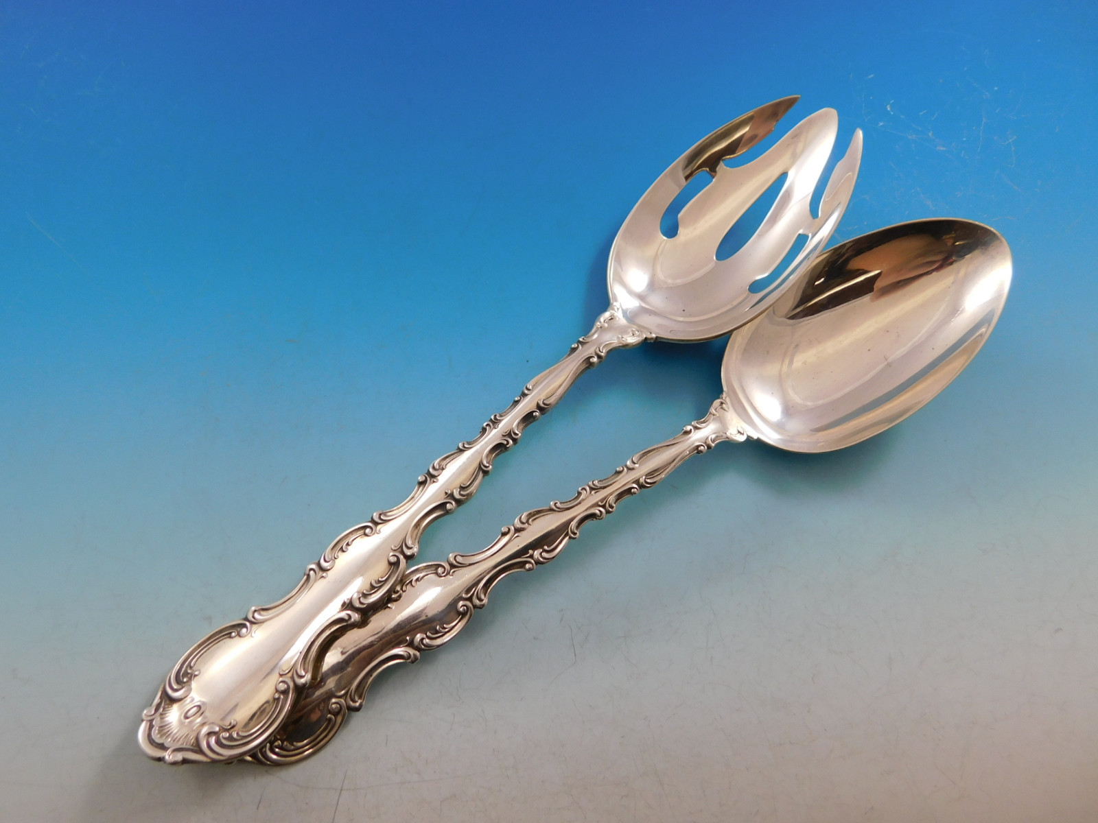 Strasbourg by Gorham Sterling Silver Flatware Place Size Set 8 Service