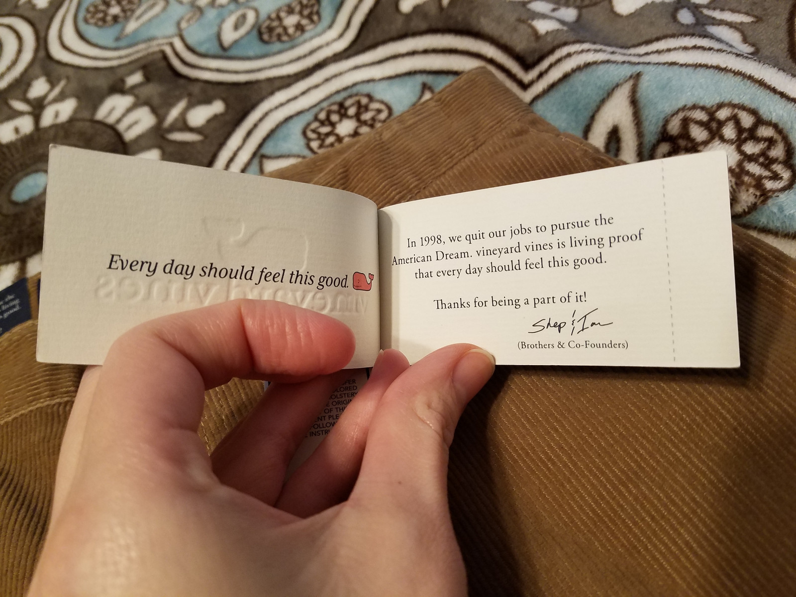 VINEYARD VINES Boys Pants Brown Corduroy SIZE 12 NWT MSRP $55 Adjustable