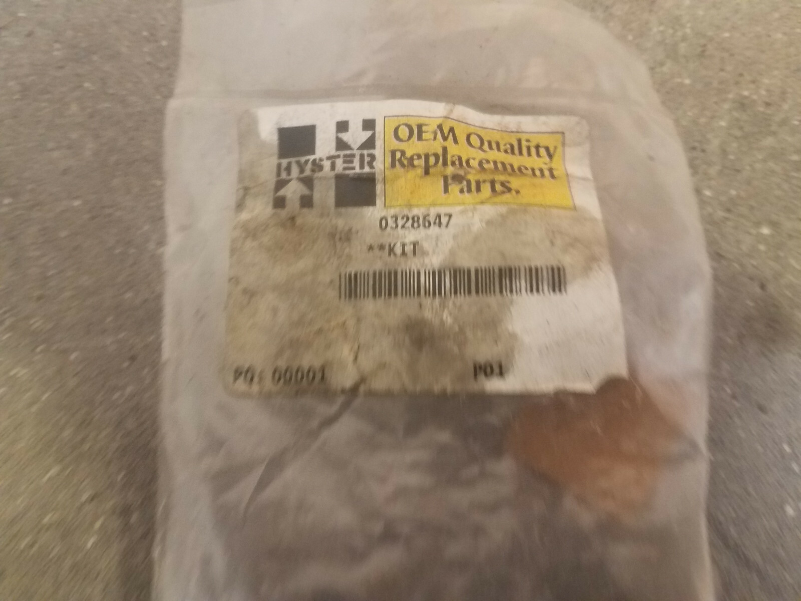 328647 Hyster Forklift  Fork Pin Kit  Fork Lock