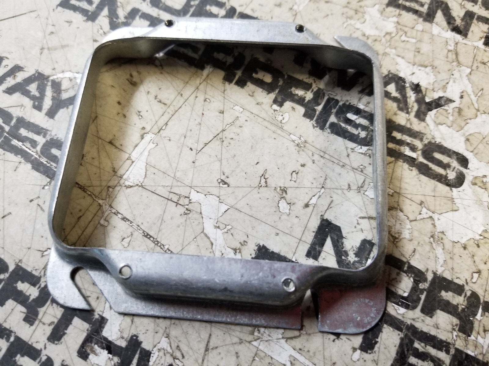 LOT OF 14PC - ABB 4 inch x 3/4 inch Raised Ring 2 Device Steel City Square Cover - Picture 1 of 3