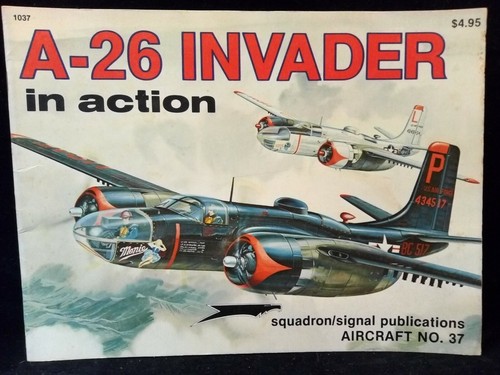 vintage an・an no.26 A-26 Invader In Action Aircraft Number # 37 1980 Squadron