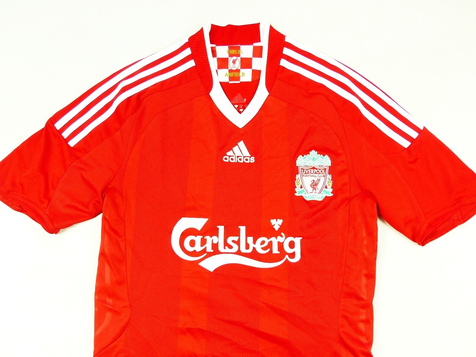 FOOTBALL SHIRT LIVERPOOL FC ADIDAS 2008-09 HOME JERSEY