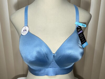 Bali T Shirt Bra 40C Wireless Convertible Full Coverage Bounce Control DF3458