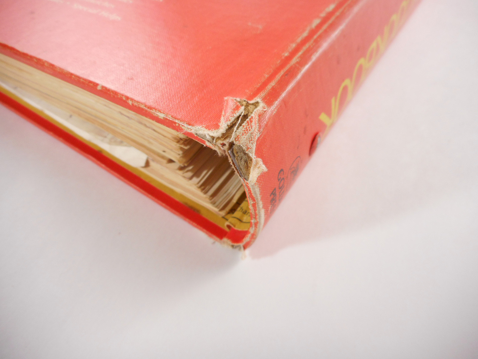 Vtg 1969 Betty Crocker Cookbook Red Pie Cover HC 5-Ring Binder w/ Tabs