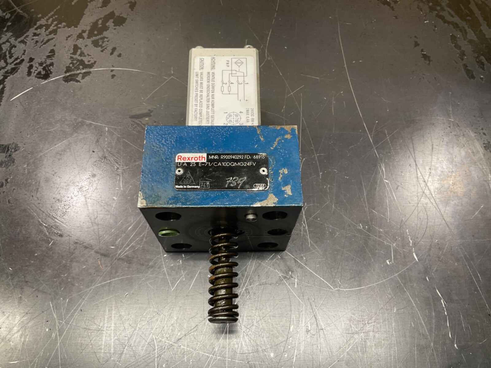 BOSCH REXROTH LFA 25 E-71/CA10DQMG24FV VALVE R900940292 BOSCH REXROTH LFA 25 E-71/CA10DQMG24FV VALVE R900940292