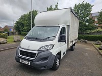 PEUGEOT BOXER 2.2 HDI CURTAINSIDE 15FT BOX MOT 06/27 1 OWNER COMPANY OWNED