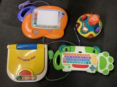 Leap Frog Click Start My First Computer, VTech Art Studio Spin/Learn, Letter Fun