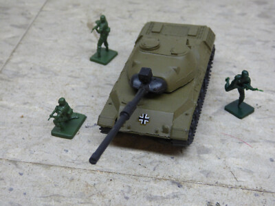 Roco Minitanks Modern German Leopard 40T Tank & Airfix Soldiers Lot#4124B