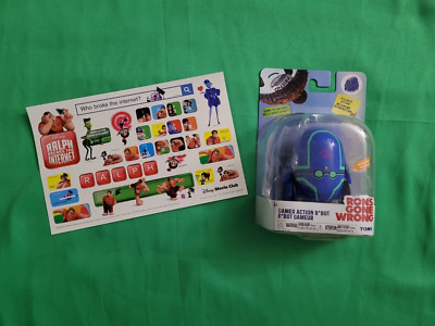 Rons Gone Wrong Gamer Action B*Bot Figure Tomy Glows Ralph Stickers NEW Toy Gift