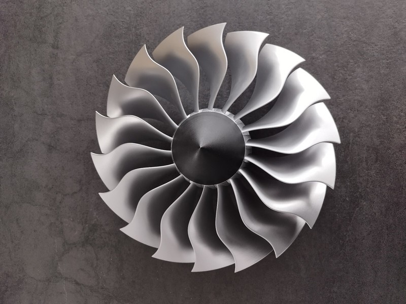 Turbofan Jet Engine Intake Turbine Wheel Airbus A320 A380 Boeing