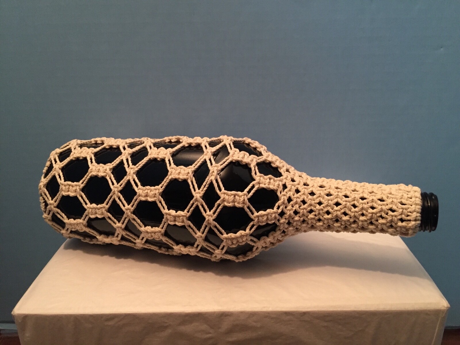 Macrame Hand Made Wine Bottle